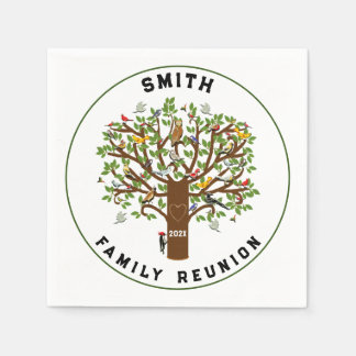 Family Reunion Party Napkins