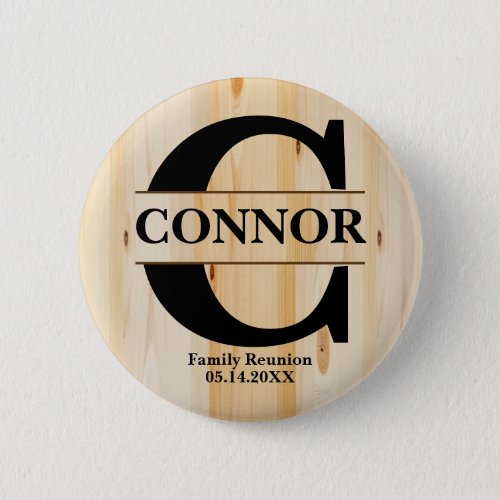 Family Reunion   Personalized Button
