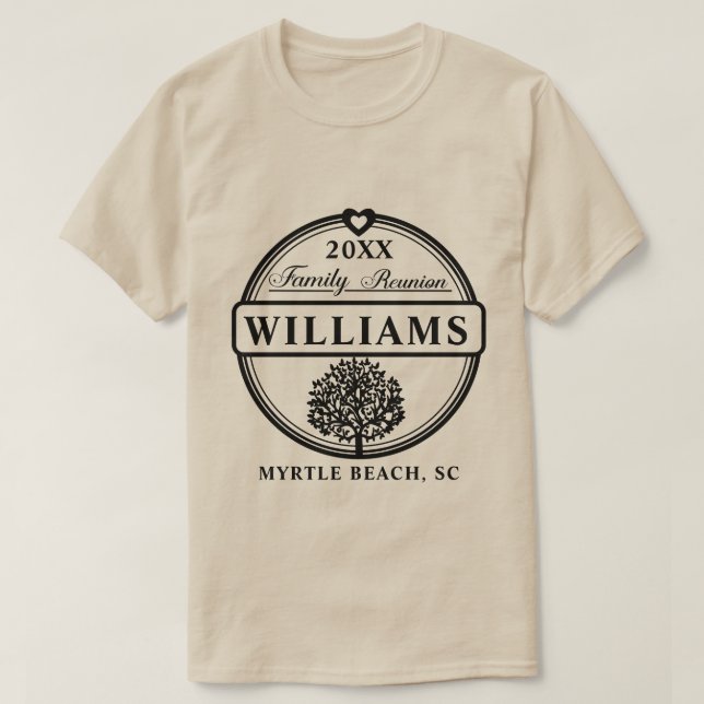 Family Reunion, Personalized Family Reunion  T-Shirt (Design Front)
