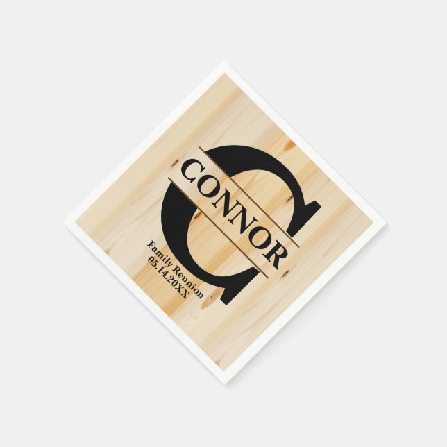 Family Reunion  | Personalized Napkins (Corner)