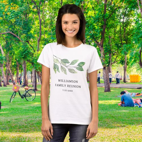 Family Reunion Personalized T_Shirt