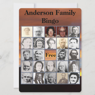 Family Reunion Photo Bingo Sunset Photo