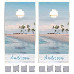 Family Reunion Photo Cornhole Set
