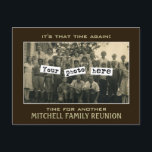 Family Reunion Photo Template Postcard<br><div class="desc">You might also like:</div>