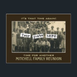 Family Reunion Photo Template Postcard<br><div class="desc">You might also like:</div>