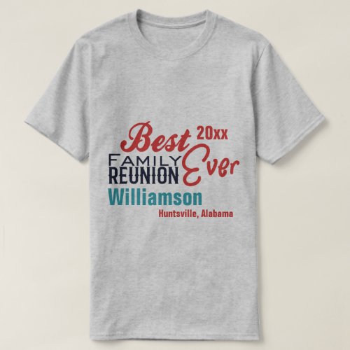 Family Reunion Picnic Barbecue Retro Vintage T_Shirt