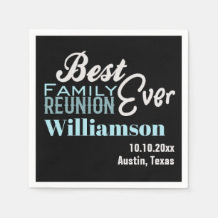 Family Reunion Picnic Party Gathering Napkins