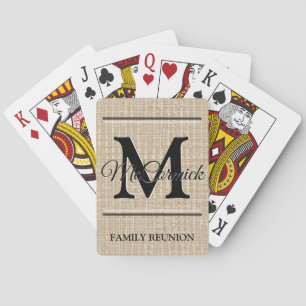 Family reunion playing cards