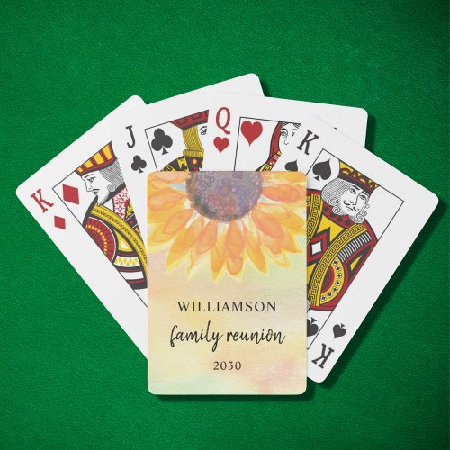 Family Reunion  Poker Cards