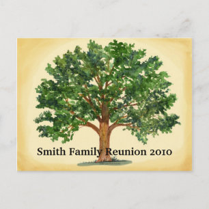 Family Reunion Postcard Invitation