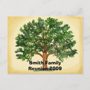 Family Reunion Postcard Invitation