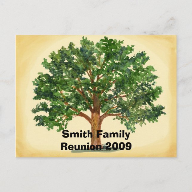 Family Reunion Postcard Invitation (Front)