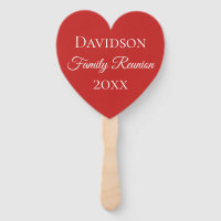 Family Reunion Red Heart