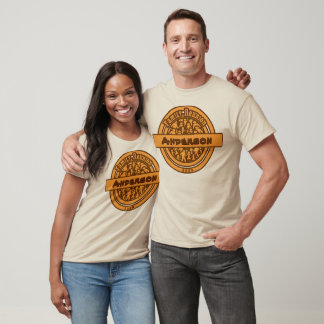 Family Reunion Retro Terracotta Orange T-shirt