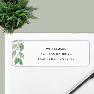 Family Reunion Return Address Label