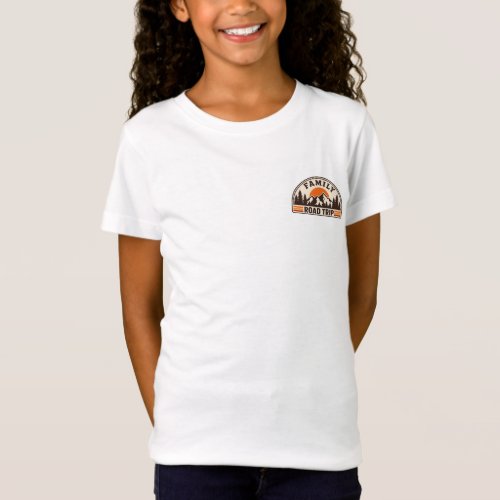 Family Reunion Road Trip kids girl T-Shirt