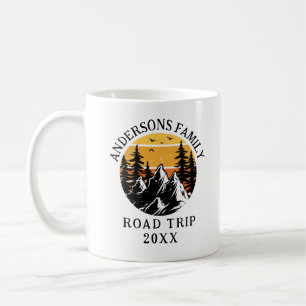 Family Reunion Road Trip Mountain Personalized  Coffee Mug