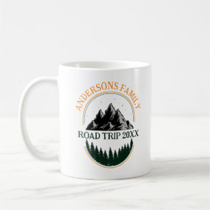 Family Reunion Road Trip Mountain Personalized Coffee Mug