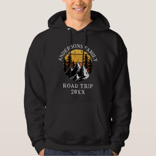 Family Reunion Road Trip Mountain Personalized   Hoodie