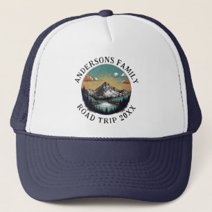 Family Reunion Road Trip Mountain Personalized  Trucker Hat
