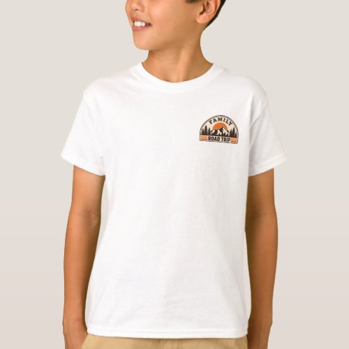Family Reunion Road Trip Sunset kids T-Shirt