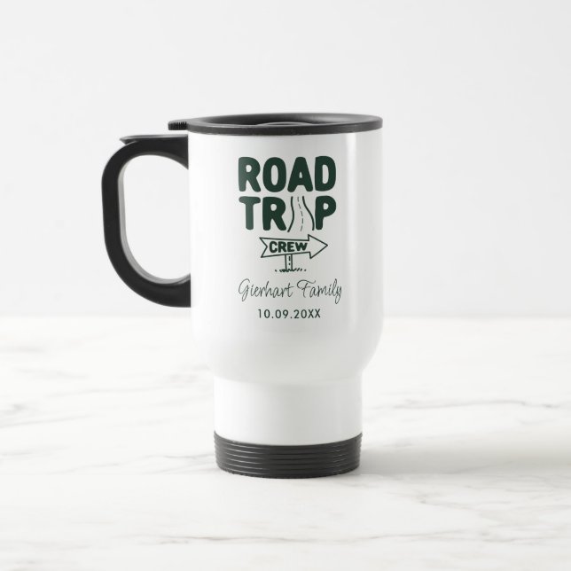 Family Reunion Road Trip Swag Custom Travel Mug (Left)