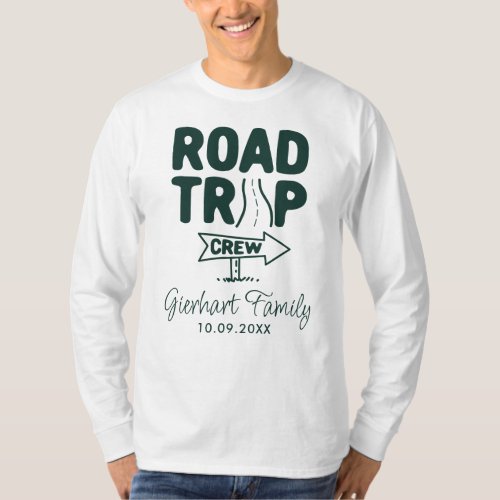 Family Reunion Road Trip Vacation Matching Custom T_Shirt