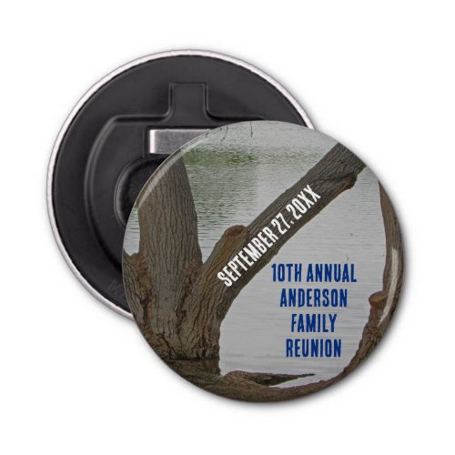 Family Reunion Rustic Lakehouse Annual Vacation Bottle Opener