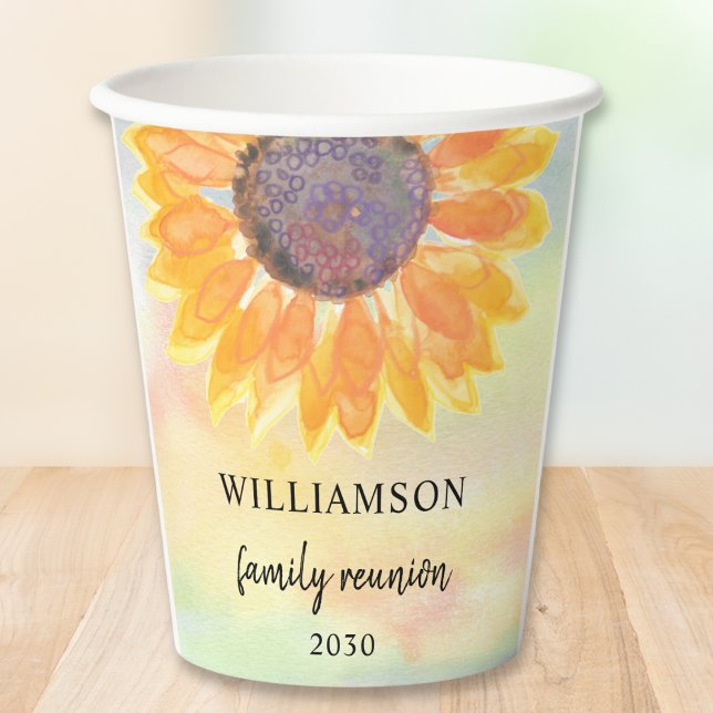 Family Reunion Rustic Paper Cups (Creator Uploaded)