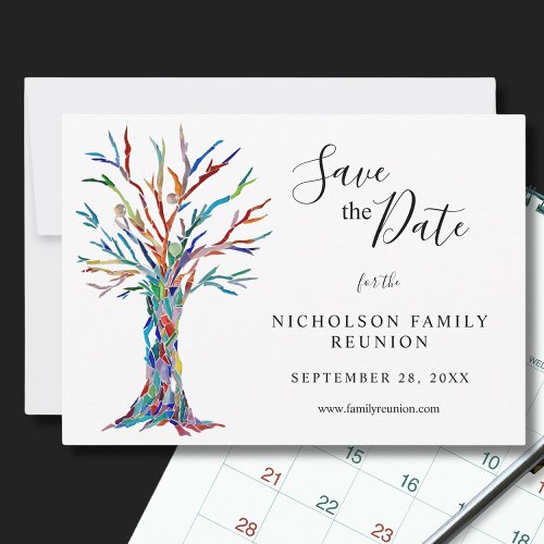 Family Reunion Save The Date Announcement
