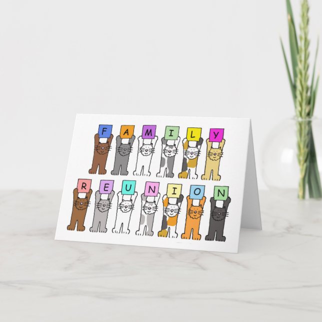 Family Reunion Save the Date  Card (Front)