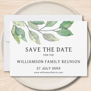 Family Reunion Save The Date Invitation