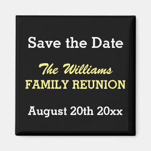 Family reunion Save the date magnets