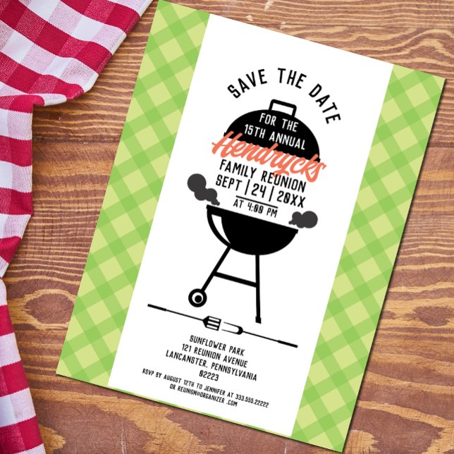 Family Reunion Save the Date Postcard (Creator Uploaded)