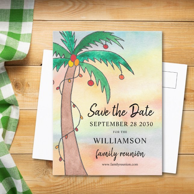  Family Reunion Save the Date Postcard (Creator Uploaded)