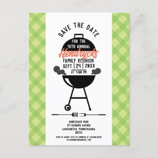 Family Reunion Save the Date Postcard