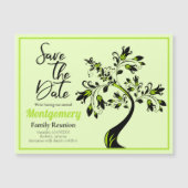 Family Reunion Save The Date Tree Magnet Card (Front)