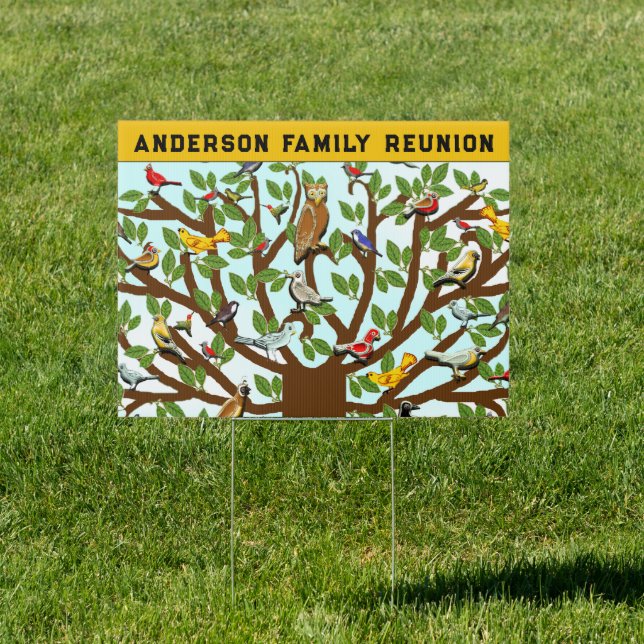 Family Reunion  Sign (Insitu)