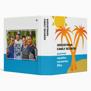 Family Reunion Summer Vacation PHOTO 3 Ring Binder
