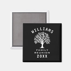 Family Reunion Summer Vacation Road Trip Cool Tree Magnet