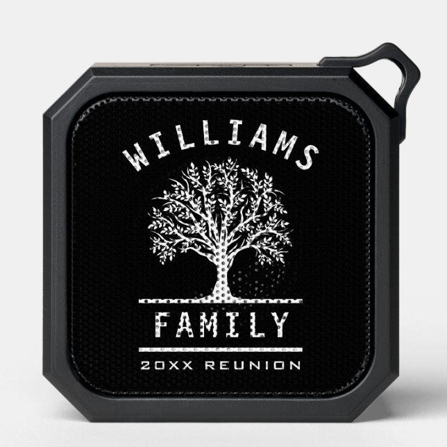 Family Reunion Summer Vacation Road Trip Tree Bluetooth Speaker (Front)