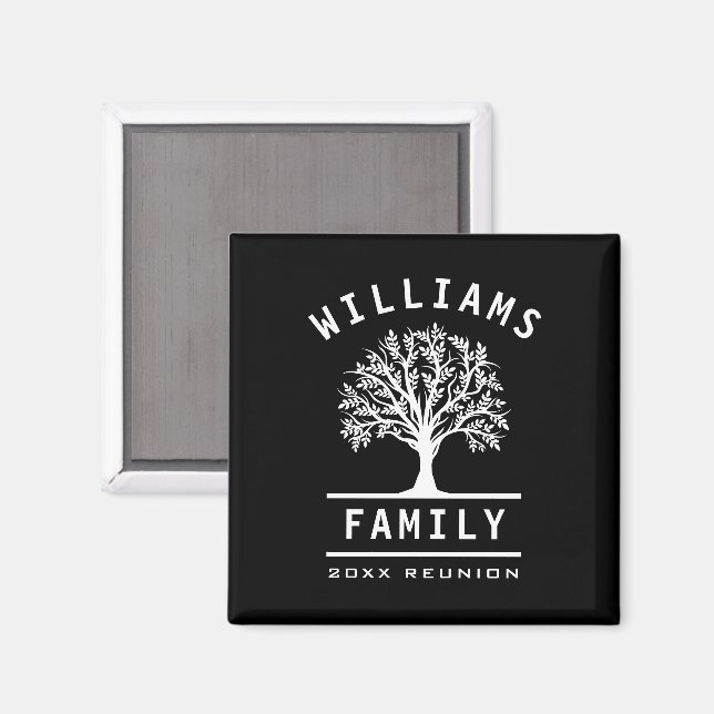 Family Reunion Summer Vacation Road Trip Tree Magnet (Front/Back)