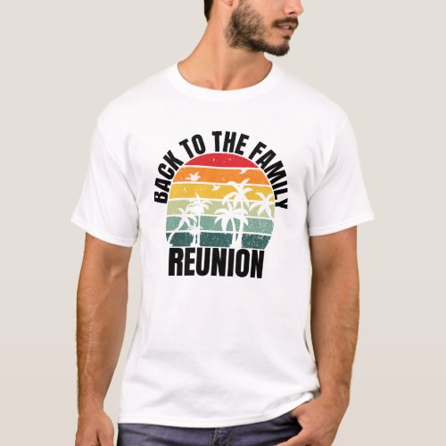 Family reunion t_shirt design funny family love  