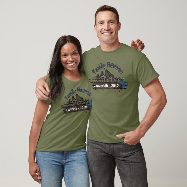 Family Reunion T-shirt Swirls Grunge (Unisex)