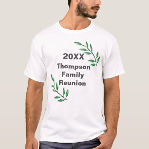 Family Reunion Tree Branches Leaves Keepsake T-Shirt