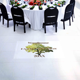 Family Reunion Tree Floor Decals