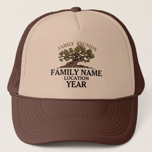 Family Reunion Tree Hat