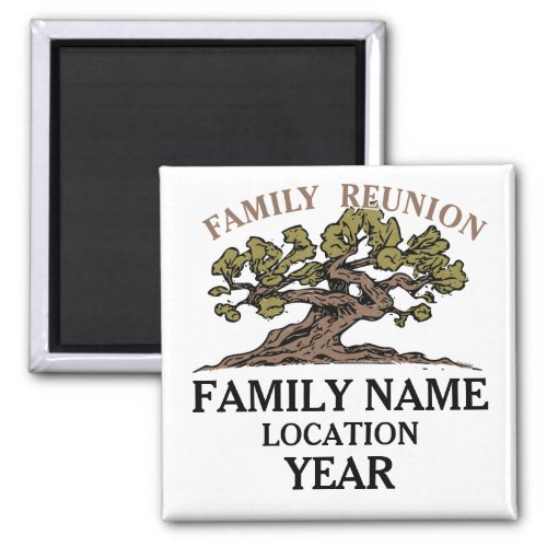 Family Reunion Tree Magnet
