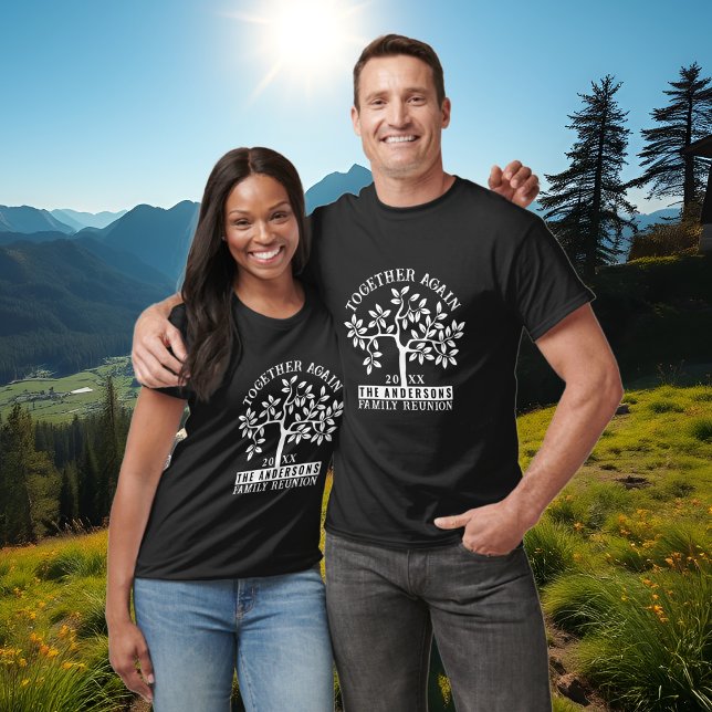 Family reunion tree, name and Date T-Shirt (Creator Uploaded)