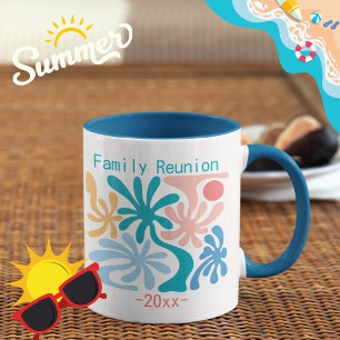 Family Reunion Tropical Palm Summer Gathering Mug